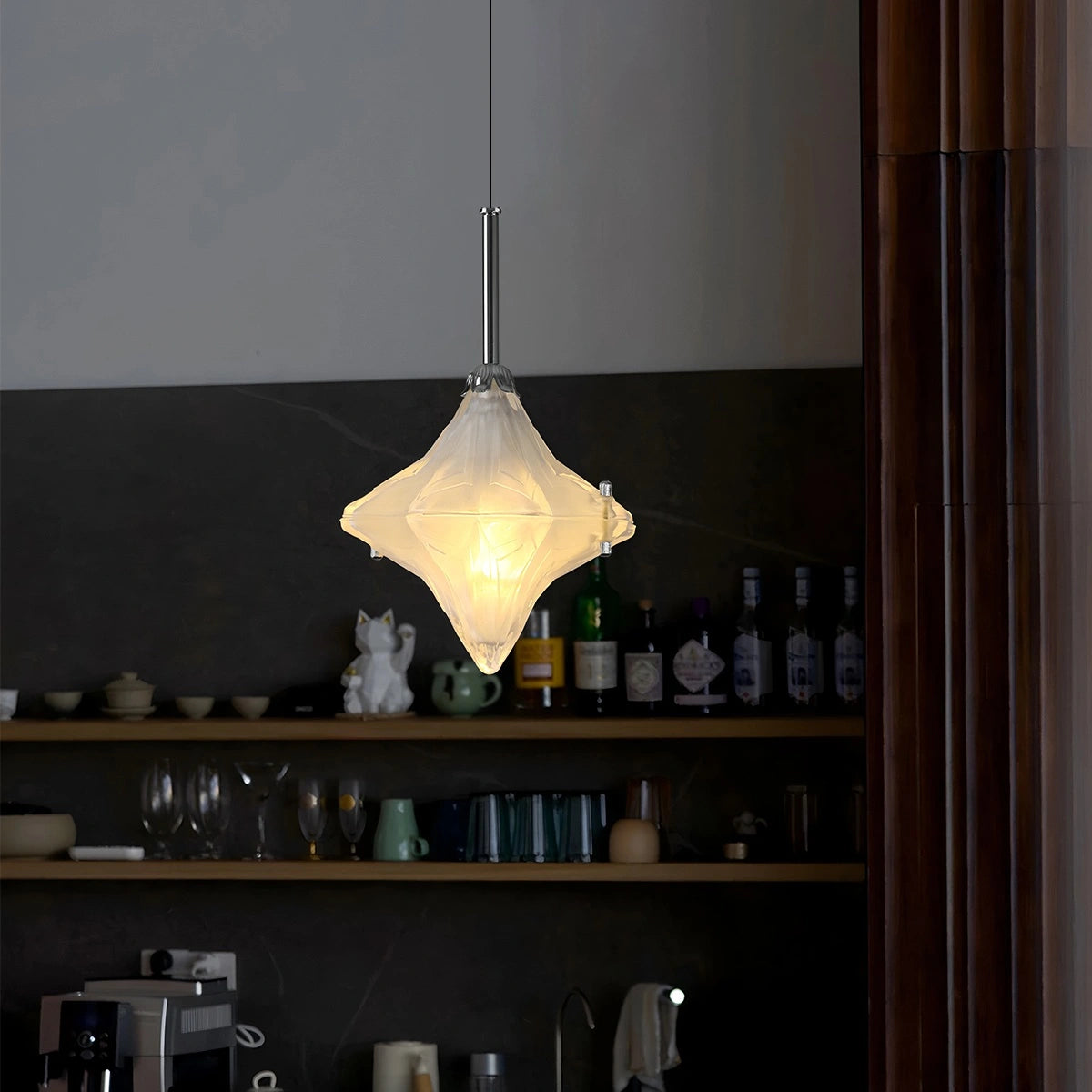 Antizer French Murano Star Glass Pendant Light