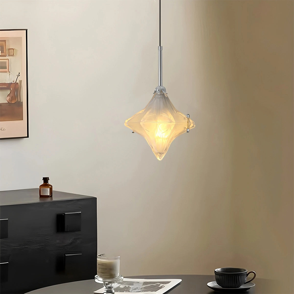 Antizer French Murano Star Glass Pendant Light