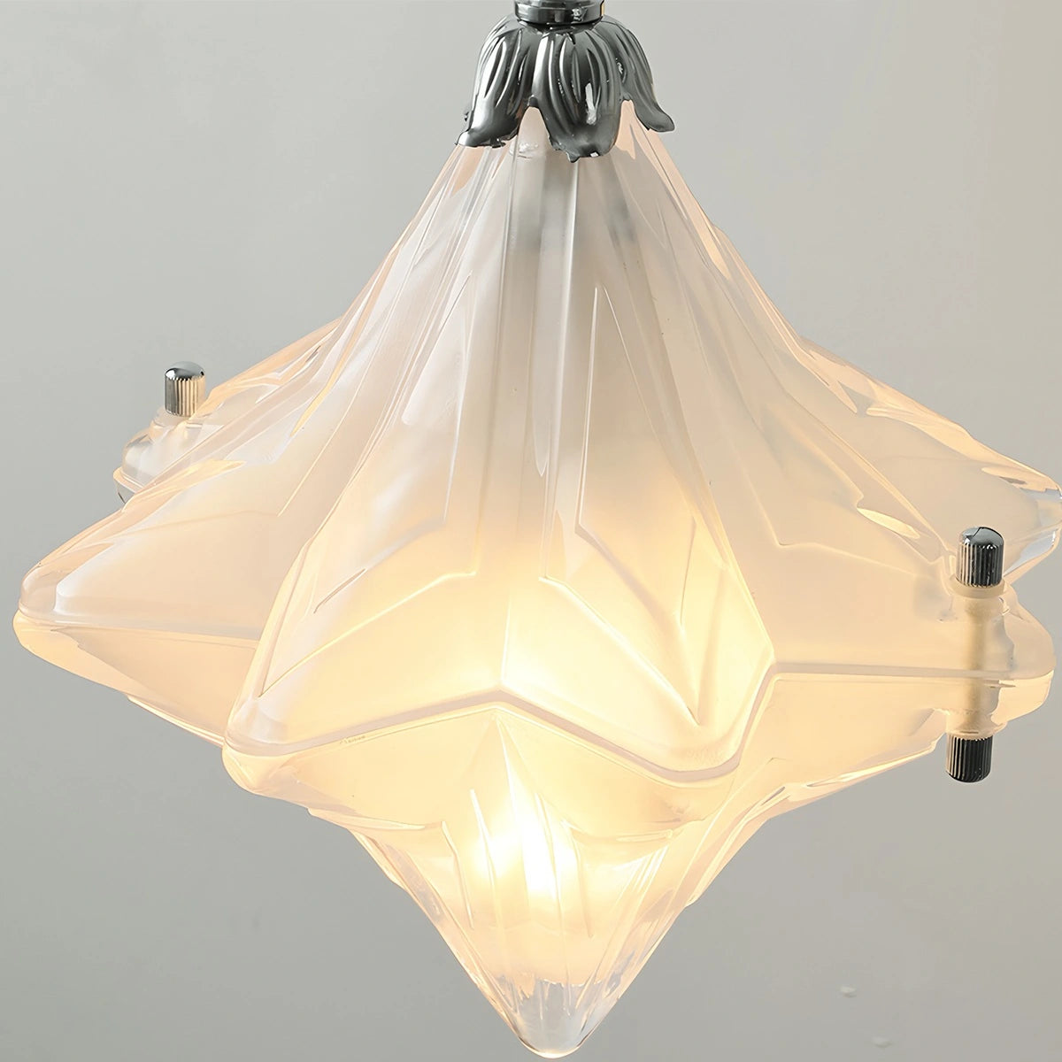 Antizer French Murano Star Glass Pendant Light