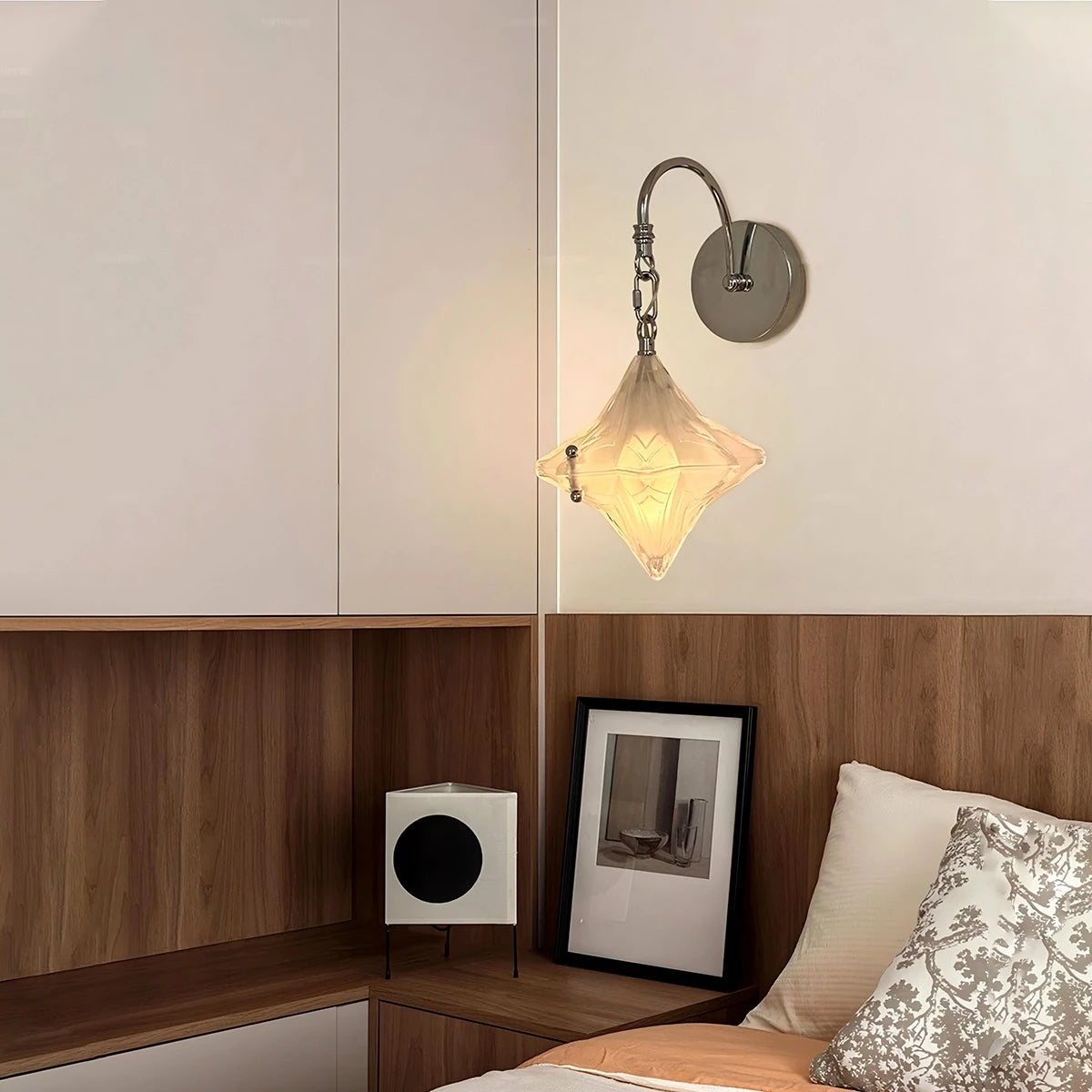 Antizer French Murano Star Glass Pendant Light