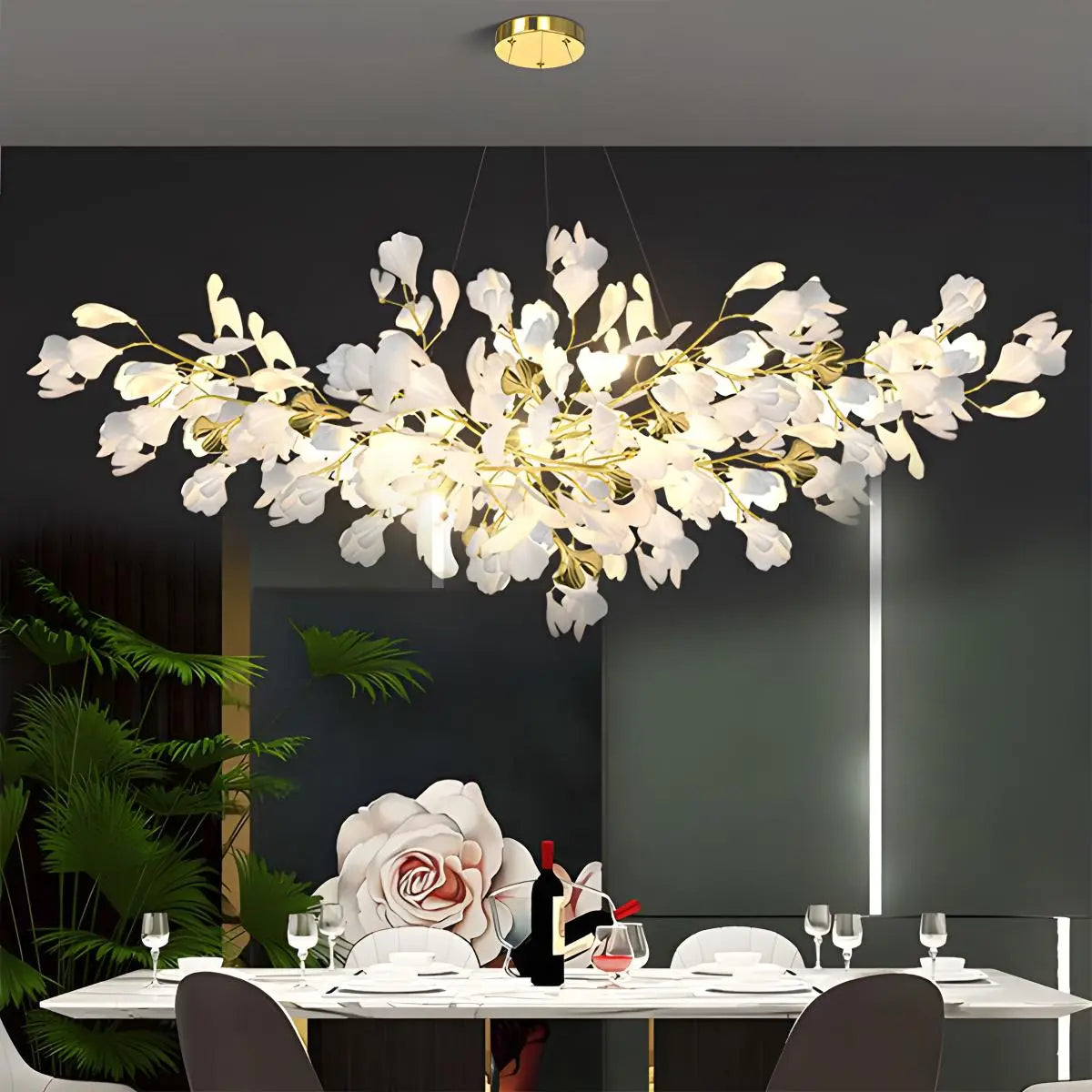 Antizer Gingko Chandeliers-B for Living Room