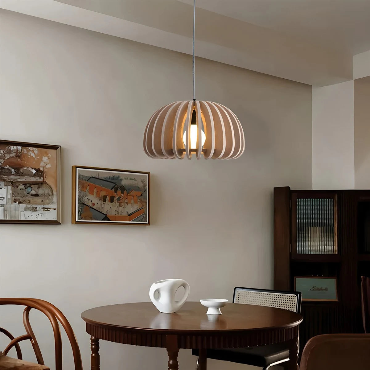 Antizer Half Circle Ball Birdcage Acoustic Pendant Light