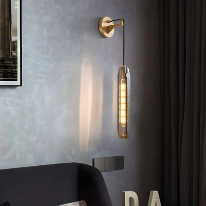 Antizer Hanging Crystal Wall Sconce