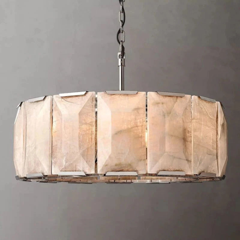Antizer Harlow Calcite Round Chandelier