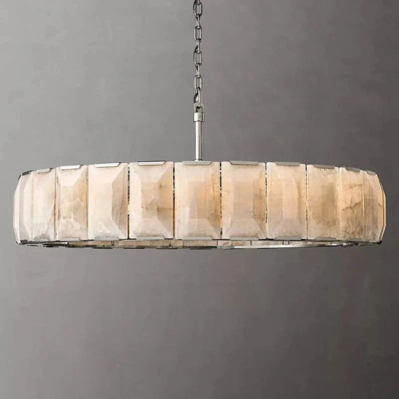 Antizer Harlow Calcite Round Chandelier
