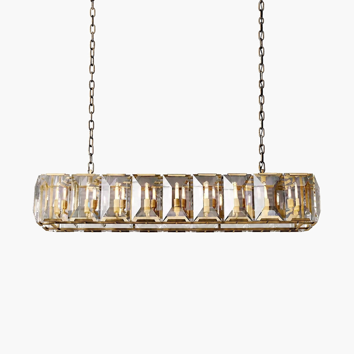 Antizer Harlow Multi Crystal Rectangular Chandelier