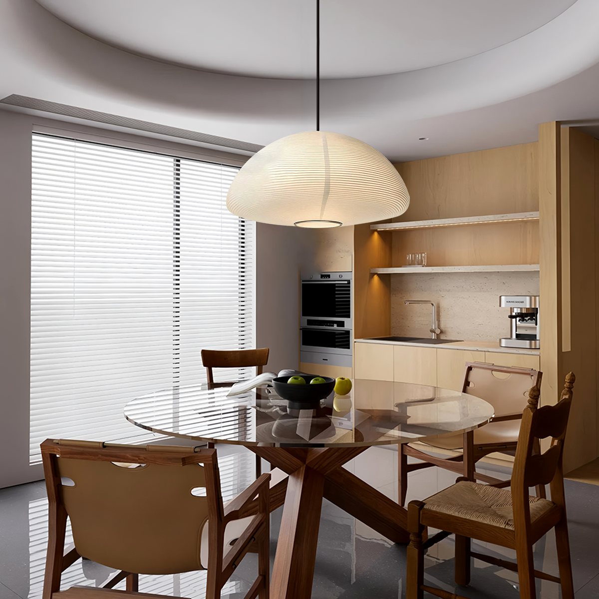 Antizer Hikari Paper Lantern Pendant Light for Bedroom