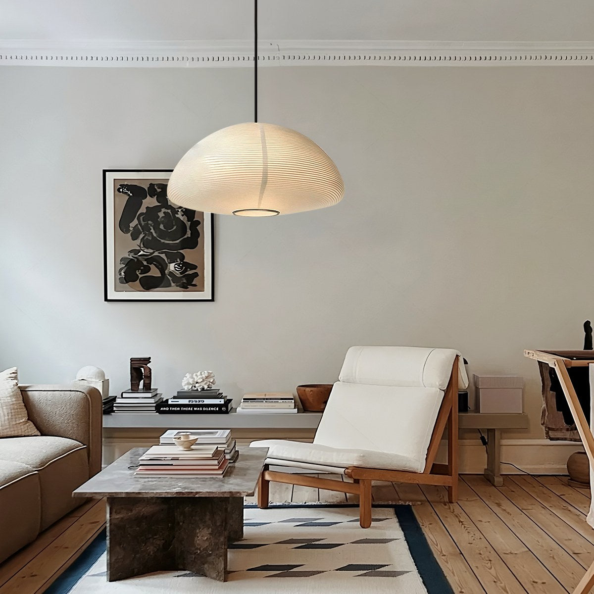 Antizer Hikari Paper Lantern Pendant Light for Bedroom