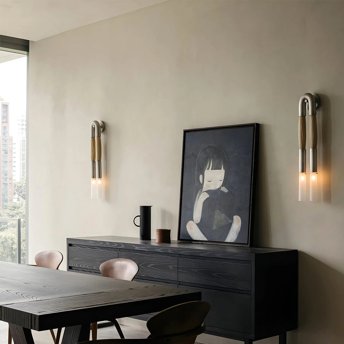 Antizer Horsehair U-Shaped Wall Lamp