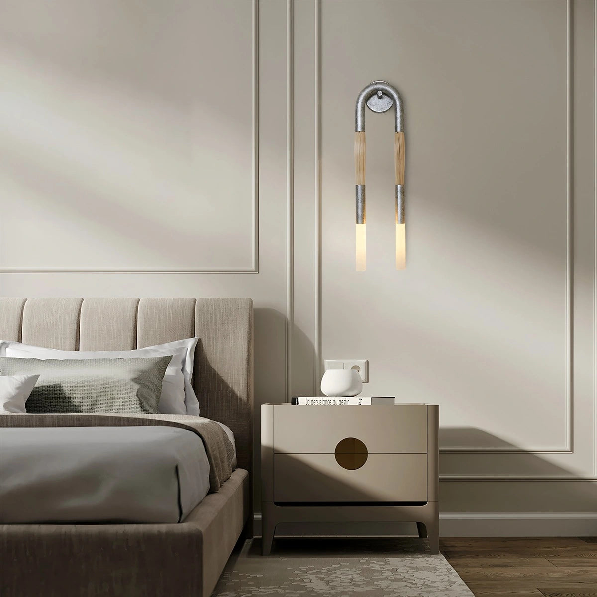 Antizer Horsehair U-Shaped Wall Lamp