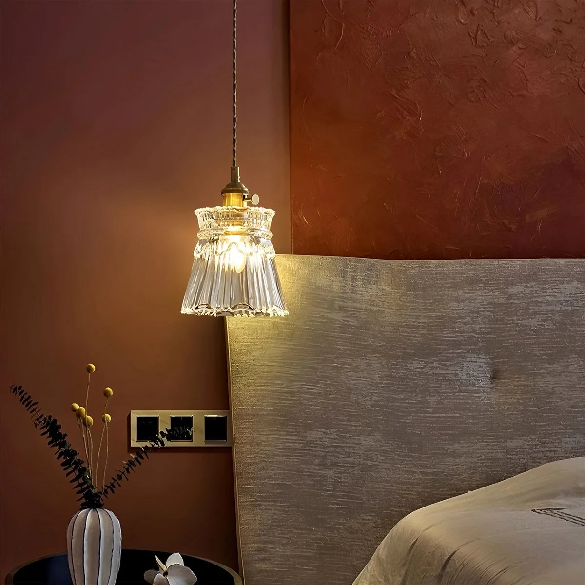 Antizer Isabel Glass Pendant Light for Kitchen Island