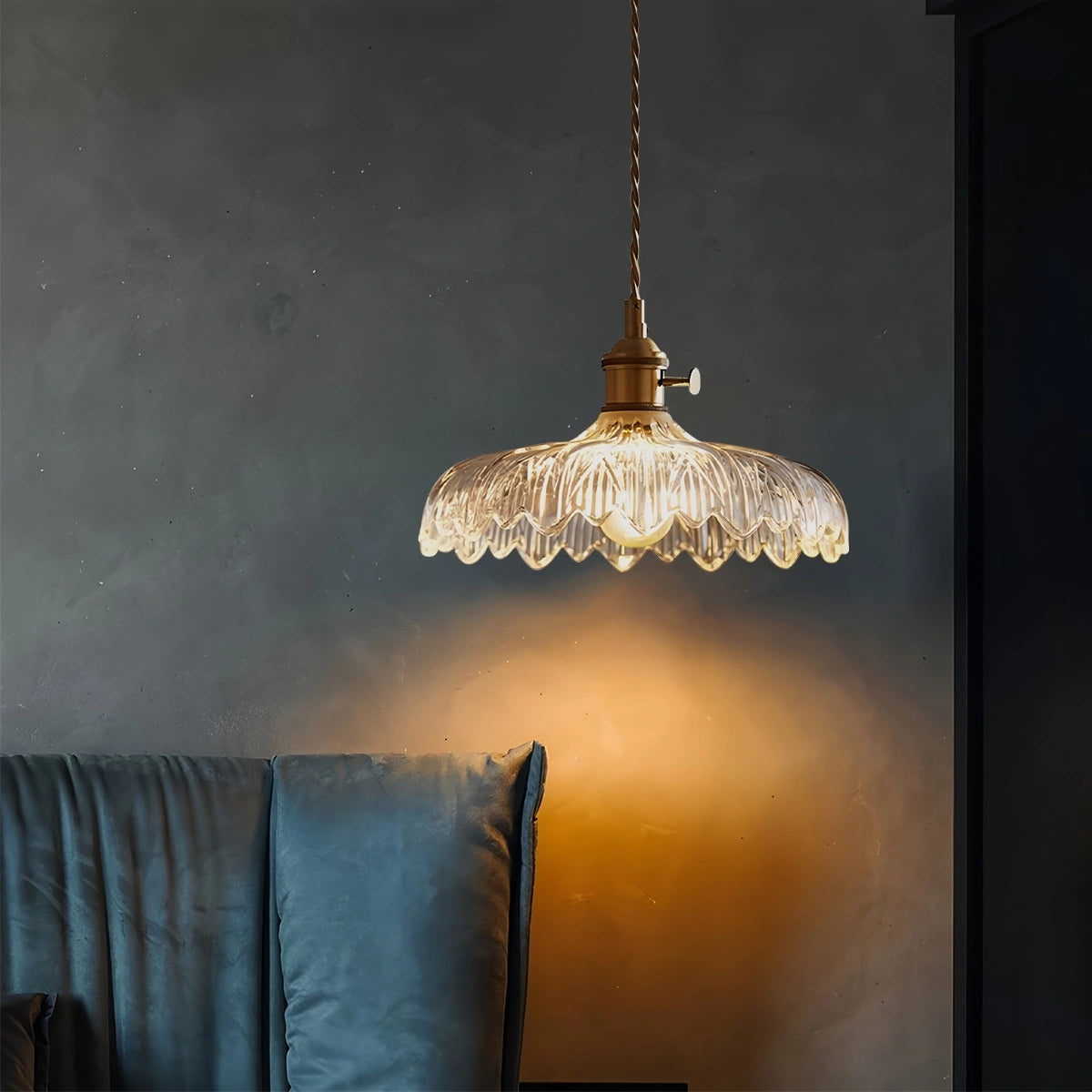 Antizer Isabel Glass Pendant Light for Kitchen Island