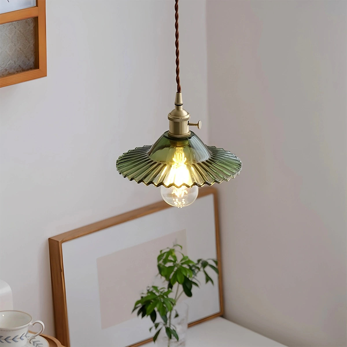 Antizer Isabel Glass Pendant Light for Kitchen Island