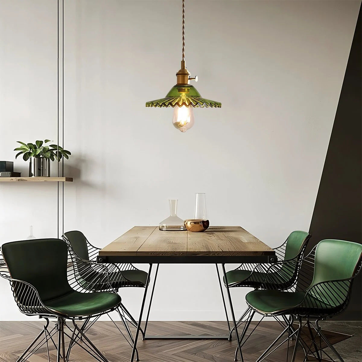 Antizer Isabel Glass Pendant Light for Kitchen Island