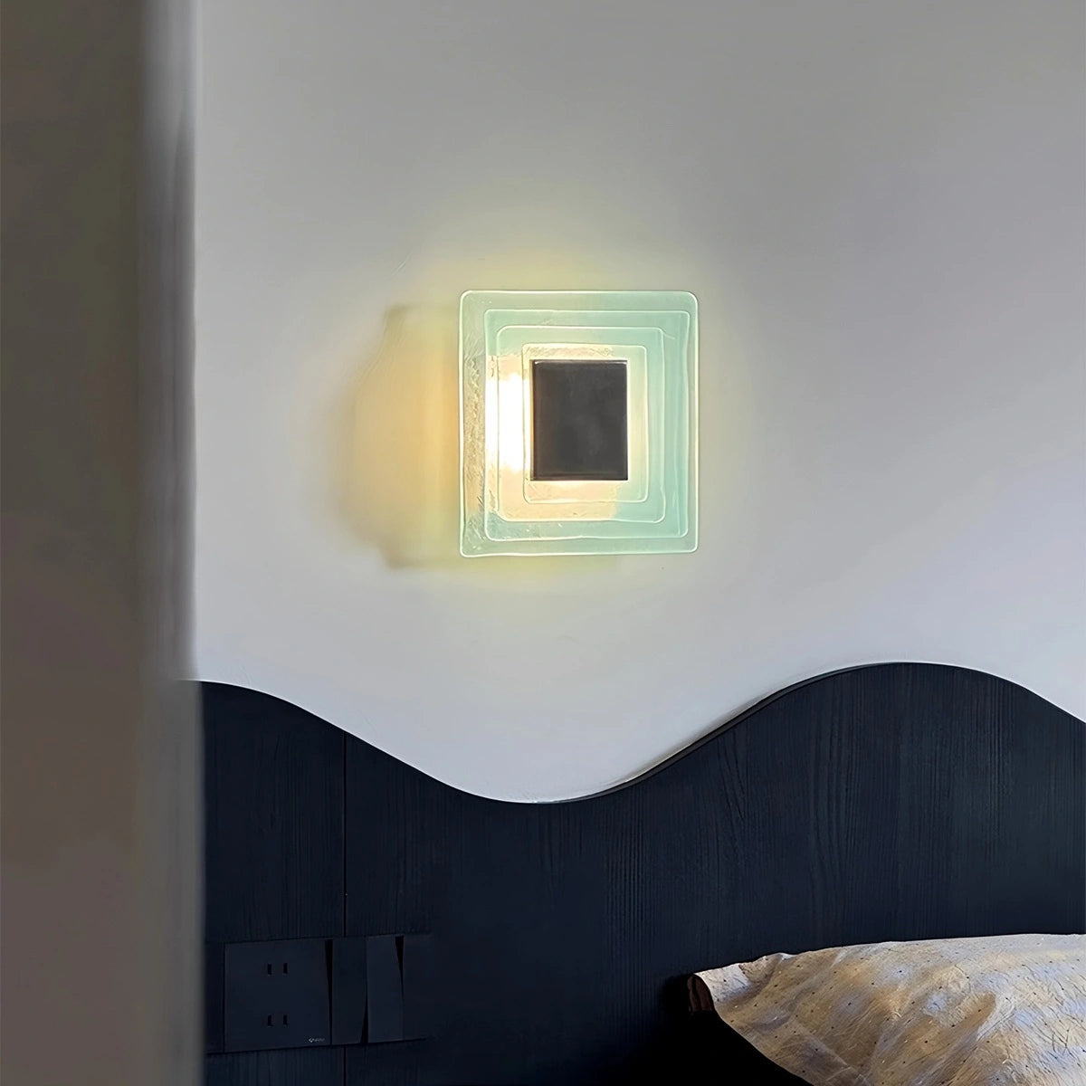 Antizer Italy Murano Water Ripple Glass Wall Lamp