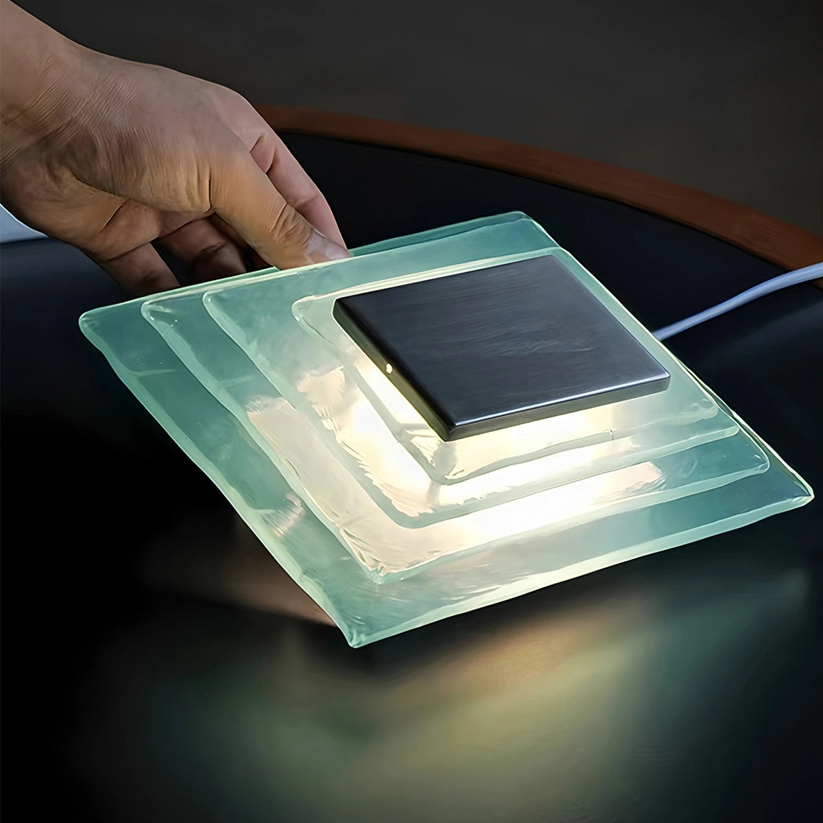 Antizer Italy Murano Water Ripple Glass Wall Lamp