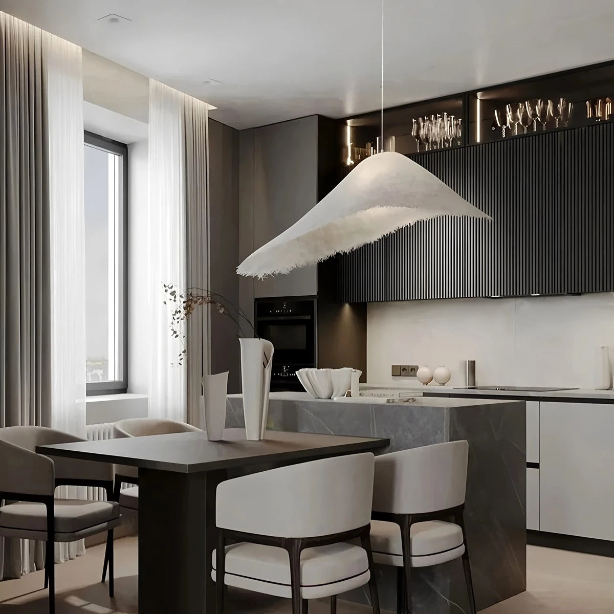 Antizer Jairo Sculptural Resin Pendant Light