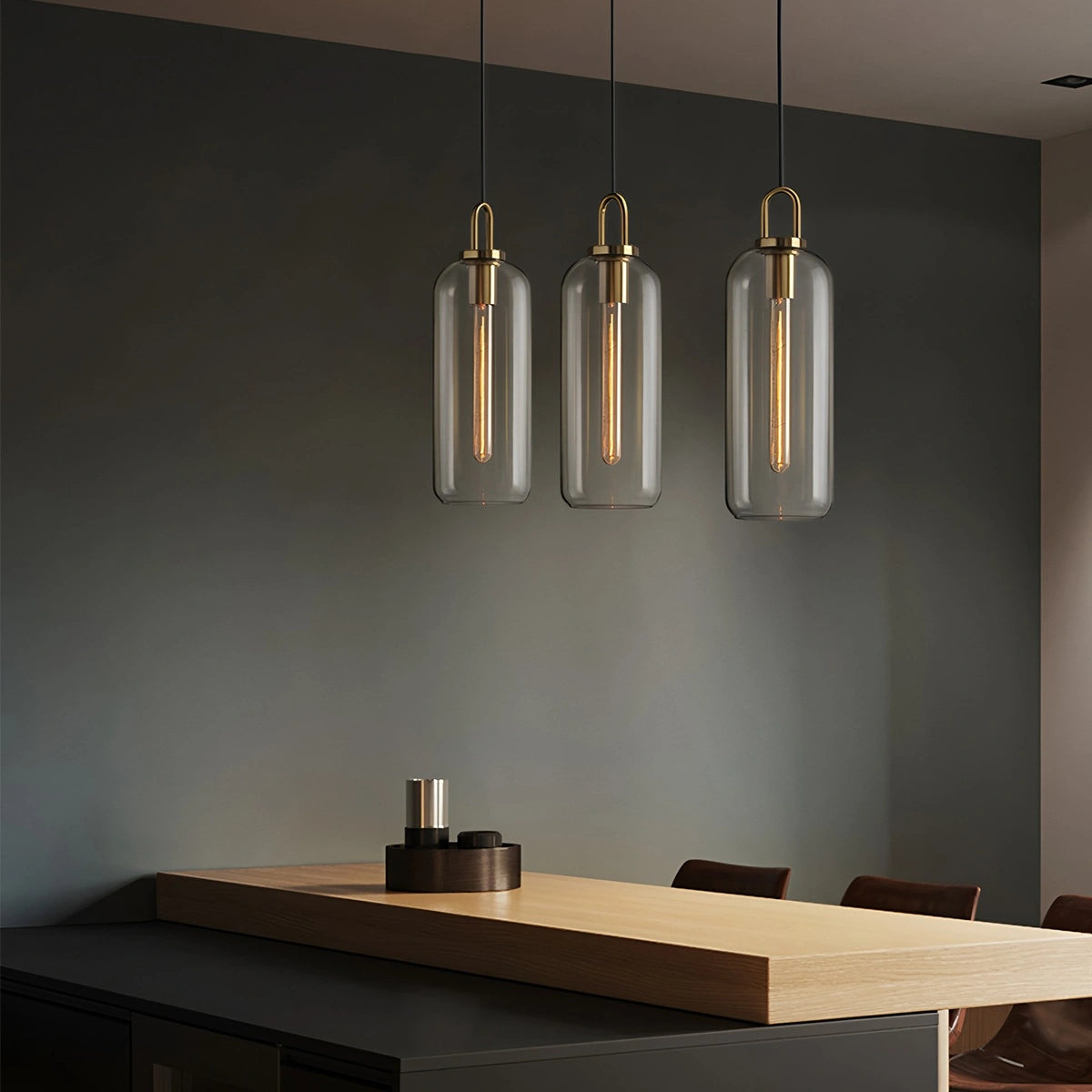 Antizer Kanani Frosted Glass Pendant Light for Kitchen