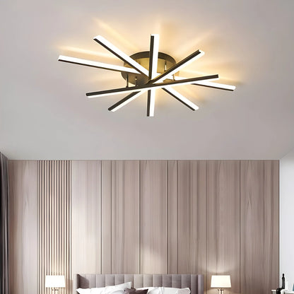 Antizer LED Strip Fan-Shaped Ceiling Lamp