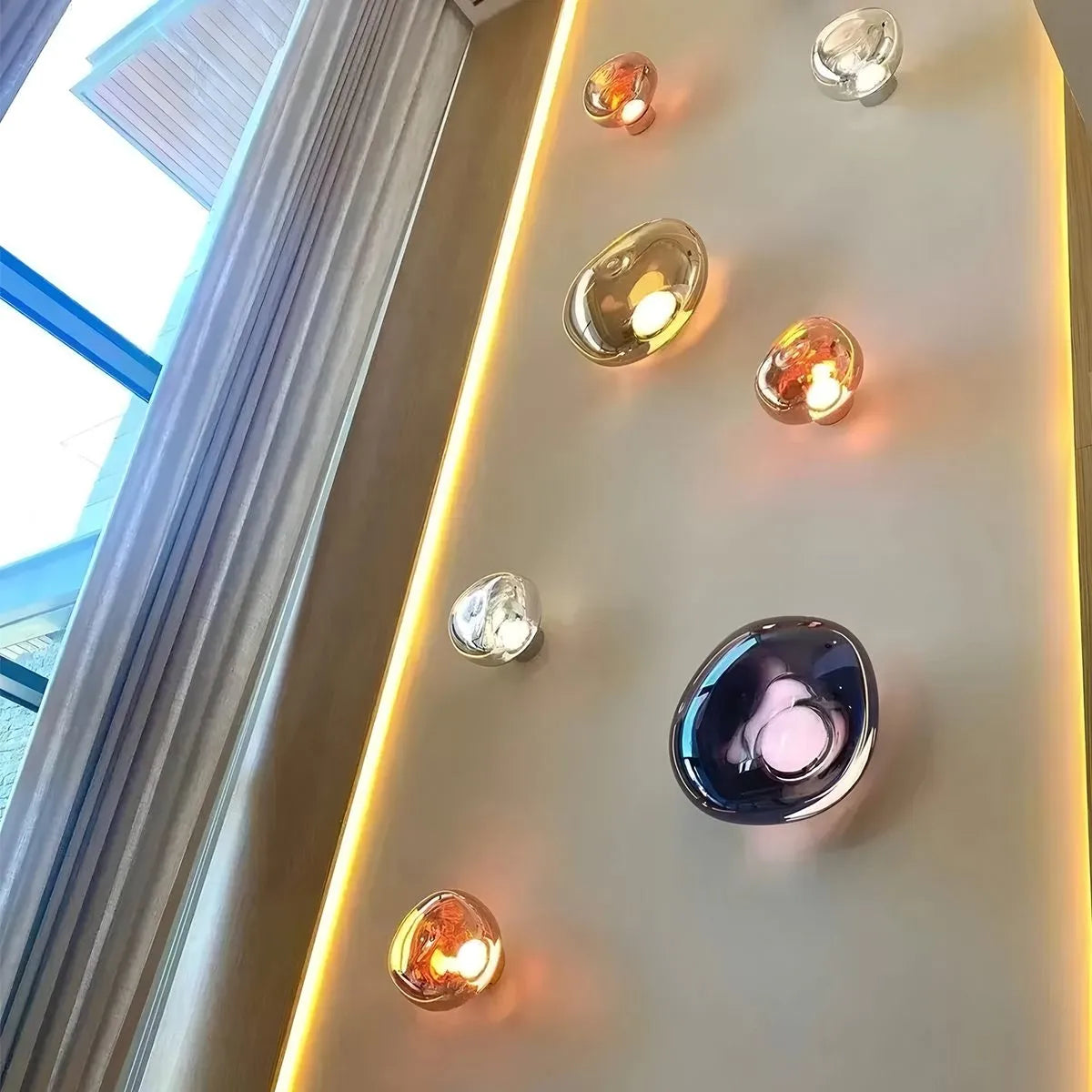 Antizer Lava Wall Lamp for Bedroom Living Room