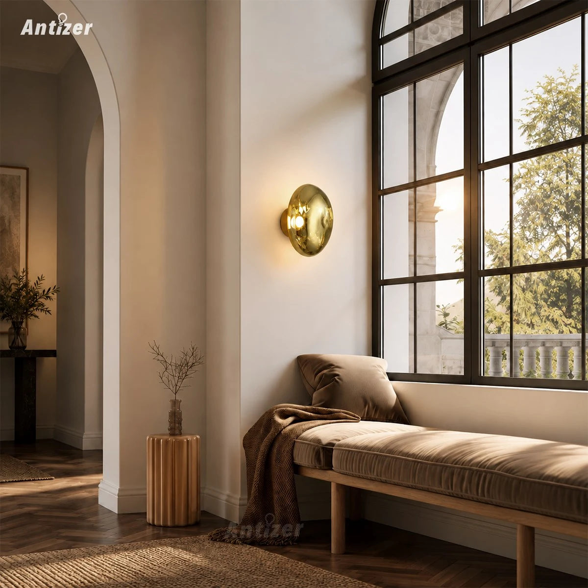 Lámpara de pared Antizer Lava para dormitorio, sala de estar