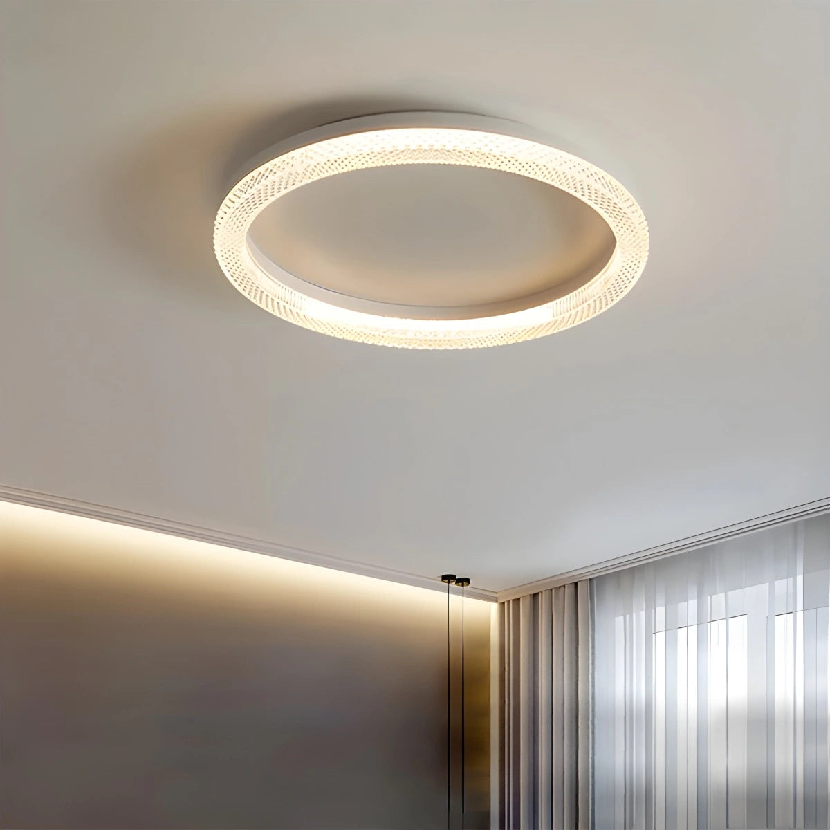 Antizer Light Luxury Circular Crystal Ceiling Light