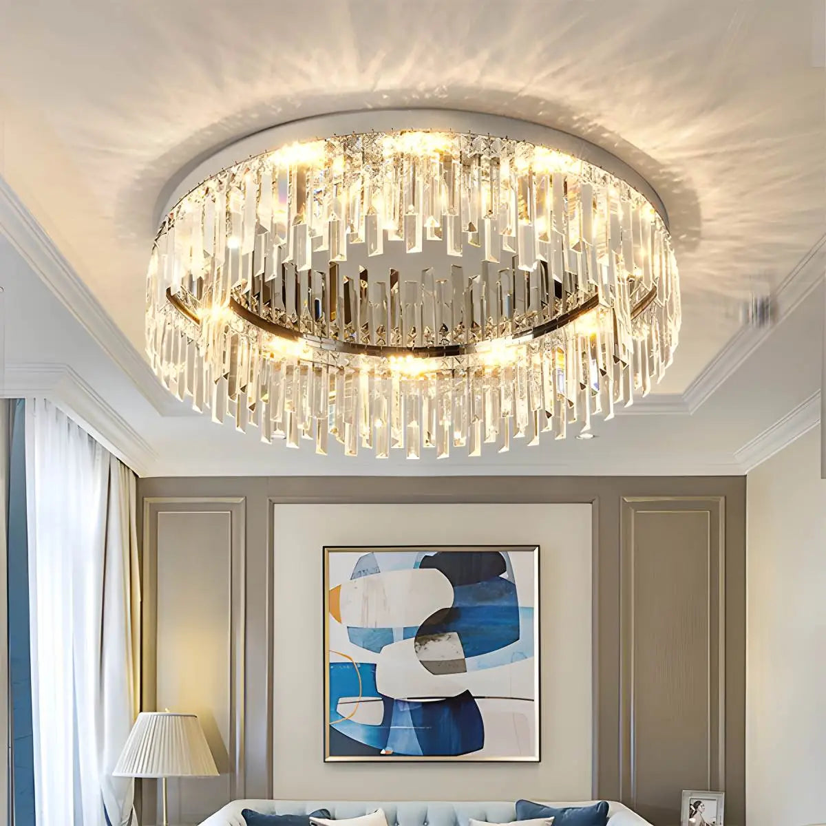 Antizer Light Luxury Crystal Ceiling & Pendant Light