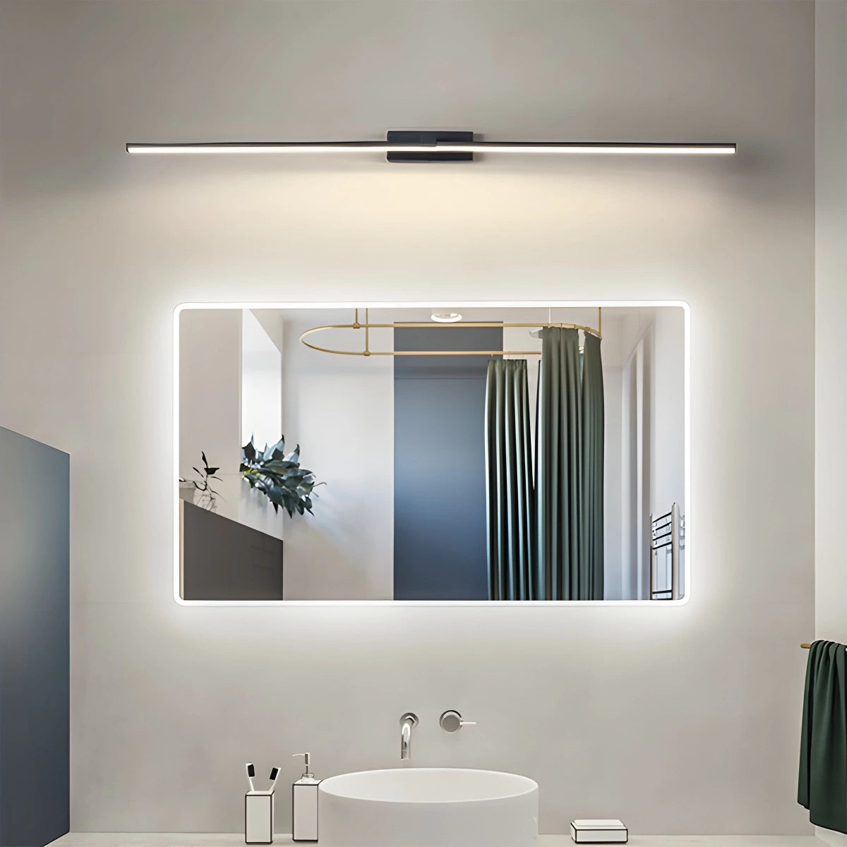 Antizer Linear Vanity Bathroom Wall Sconce For Mirror