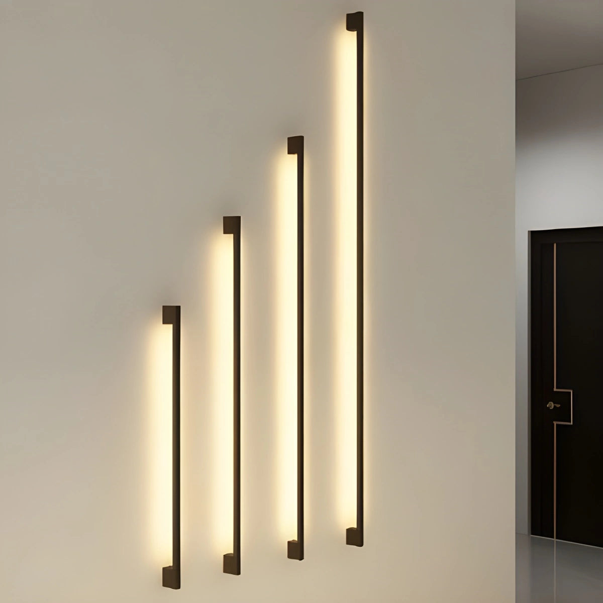 Antizer Long Linear Stairwell Wall Sconce