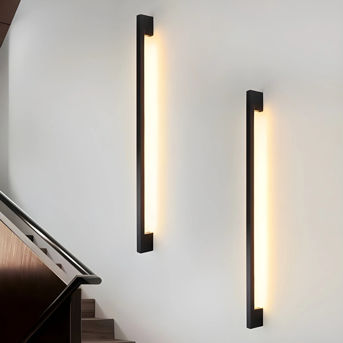 Antizer Long Linear Stairwell Wall Sconce