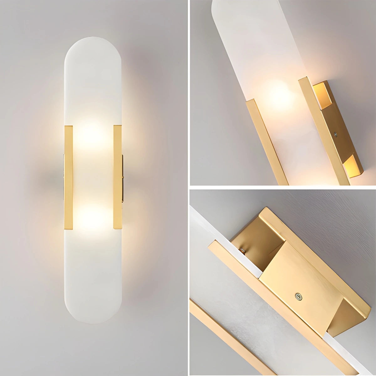 Antizer Luxury Spanish Alabaster Wall Sconce for Living Room