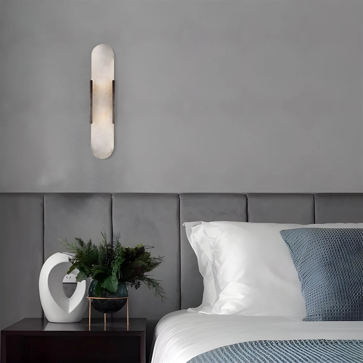 Antizer Luxury Spanish Alabaster Wall Sconce for Living Room