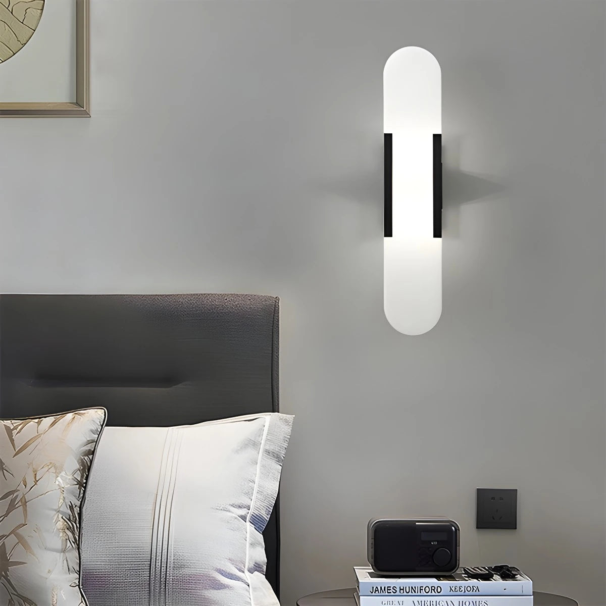 Antizer Luxury Spanish Alabaster Wall Sconce for Living Room
