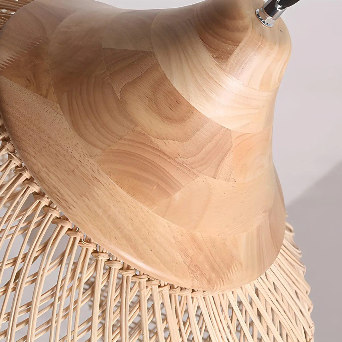 Antizer Rattan Lantern Pendant Light for Dining Room