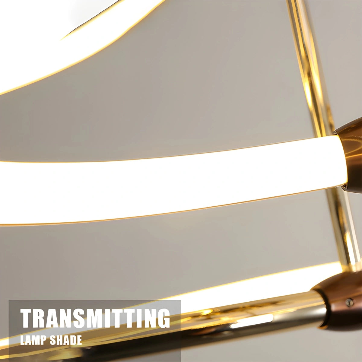 Antizer Metal Circular Chandelier Ceiling Lamp