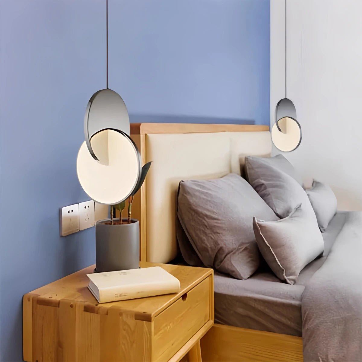 Antizer Minimalist LED Pendant Light for Living Room Kitchen