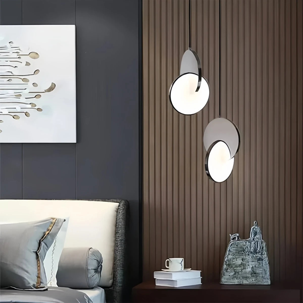 Antizer Minimalist LED Pendant Light for Living Room Kitchen