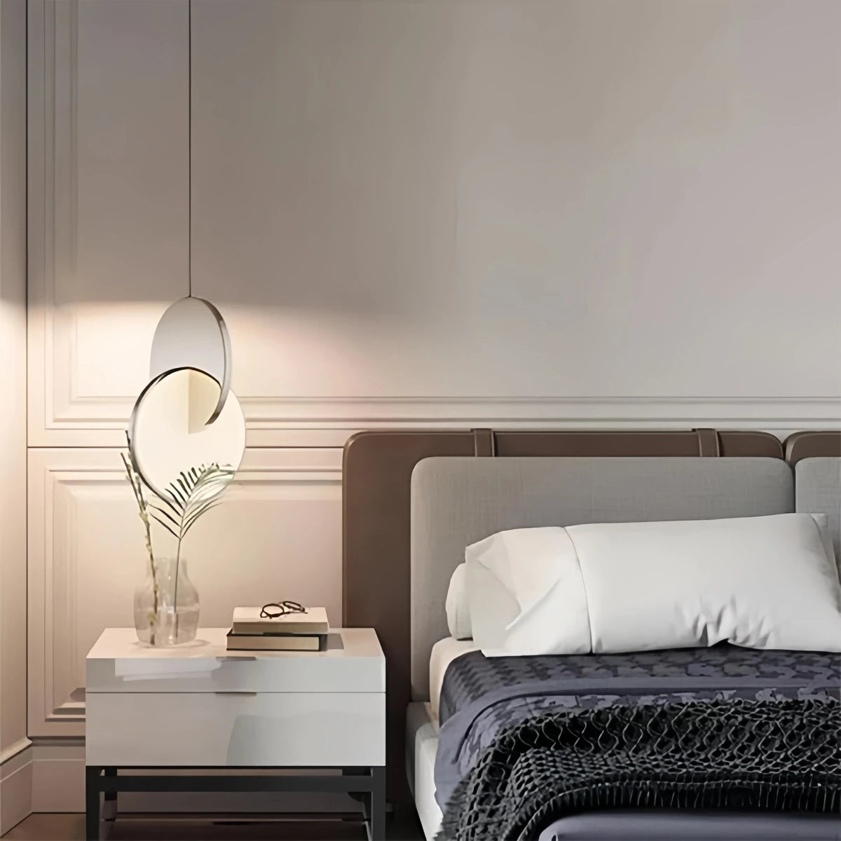 Antizer Minimalist LED Pendant Light for Living Room Kitchen