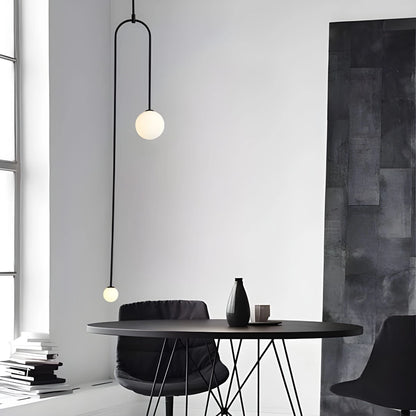 Antizer Minimalist Linear Metal Chandelier