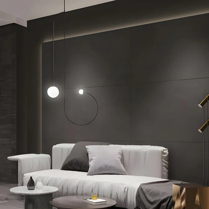 Antizer Minimalist Linear Metal Chandelier