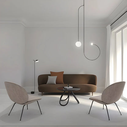 Antizer Minimalist Linear Metal Chandelier