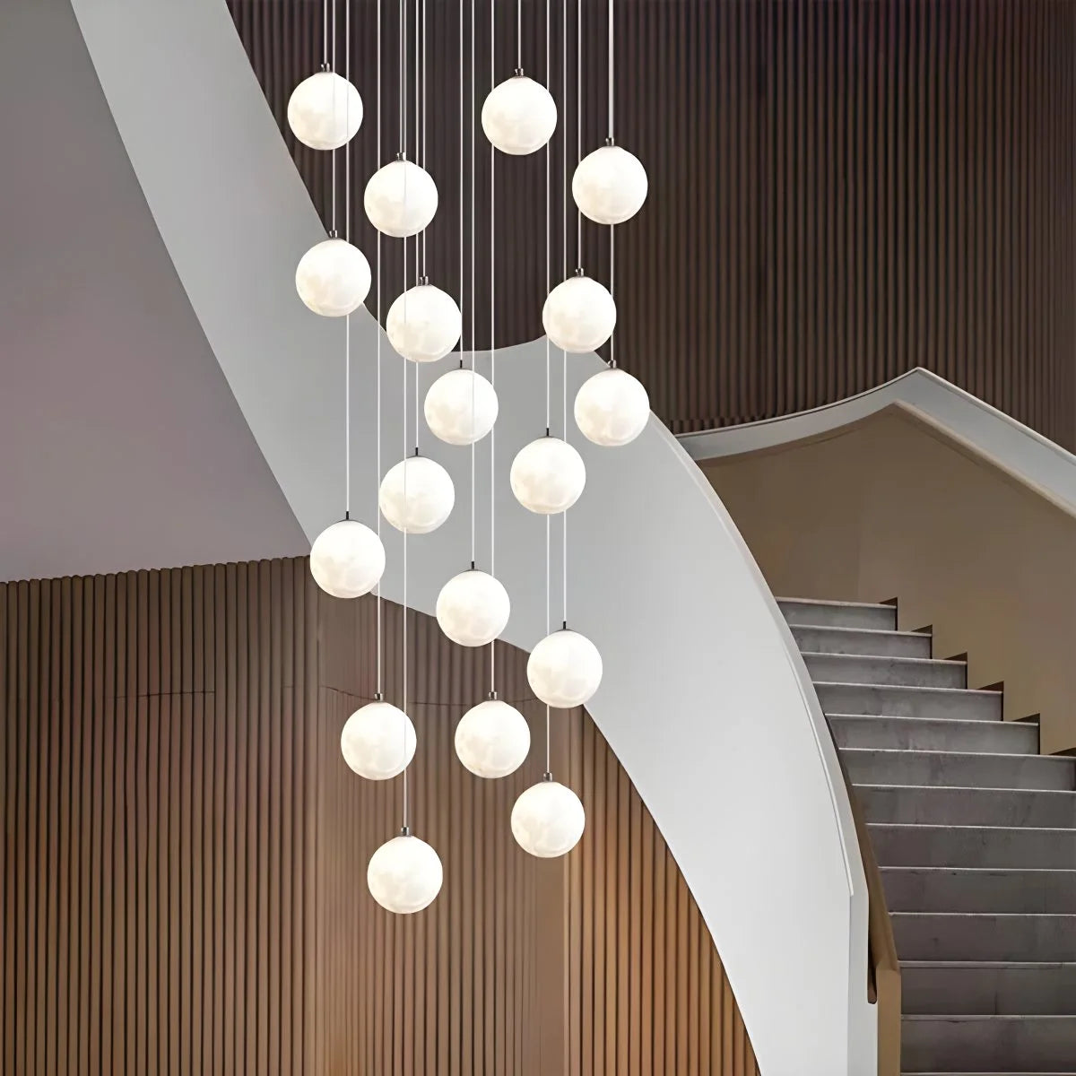 Antizer Modern Attic 3D Moon Celestial Chandelier