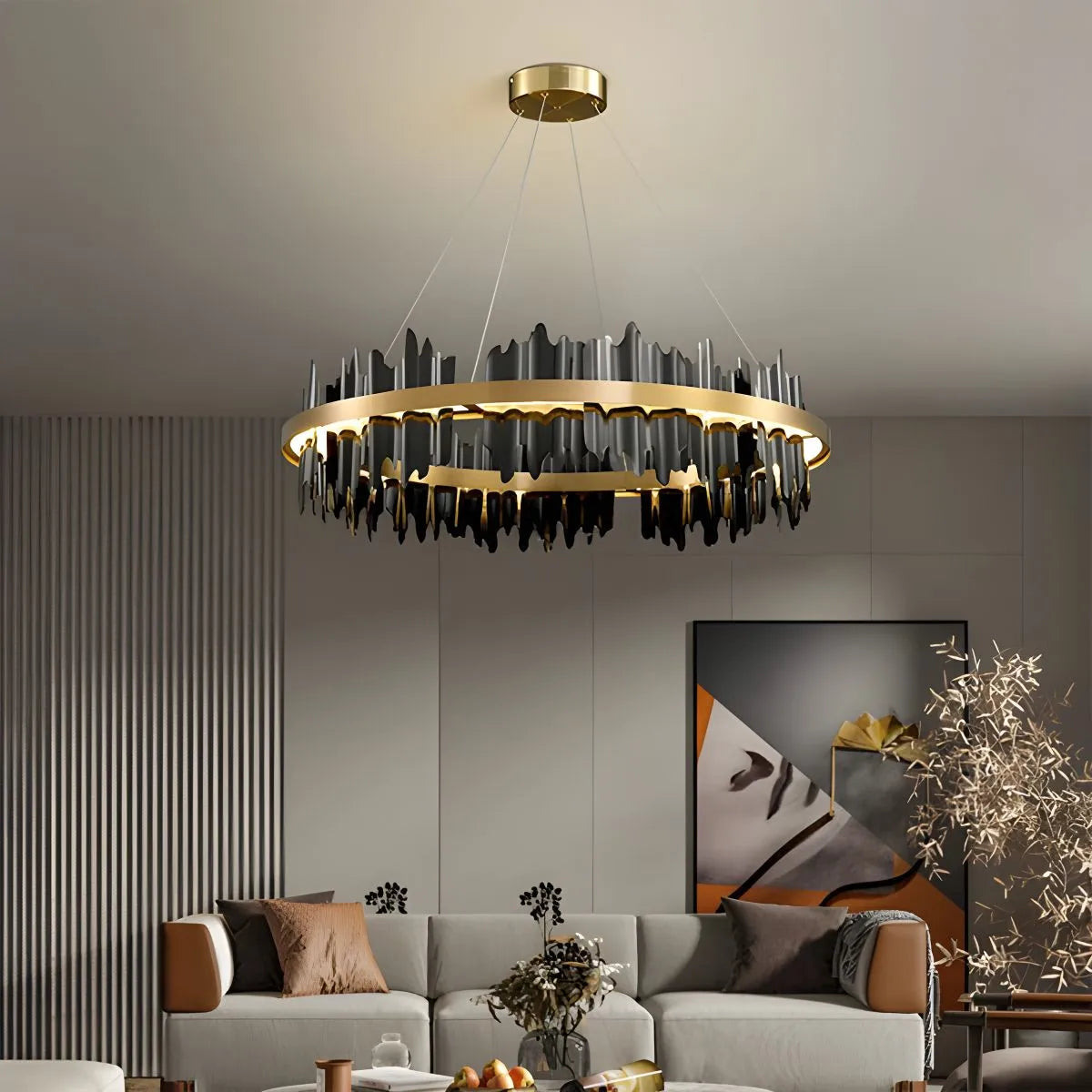 Antizer Modern Creative Round Chandelier