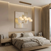 Antizer Modern Cubic Alabaster Pendant Light