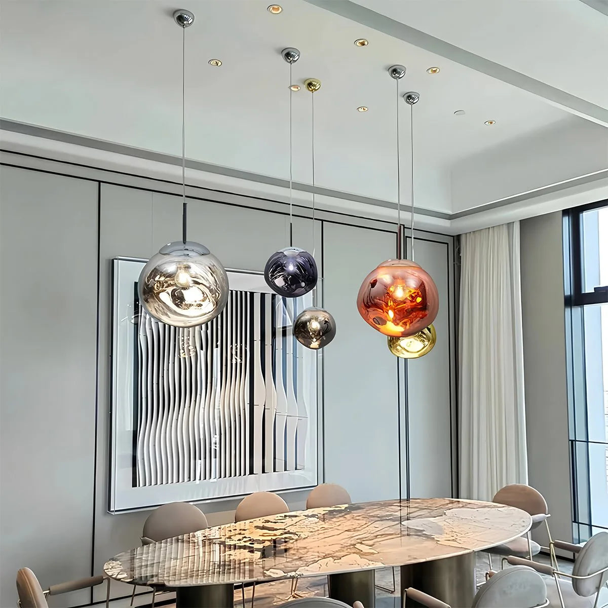 Antizer Modern Lava Pendant Light for Dining Room