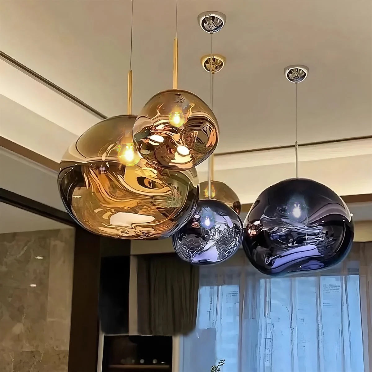 Antizer Modern Lava Pendant Light for Dining Room