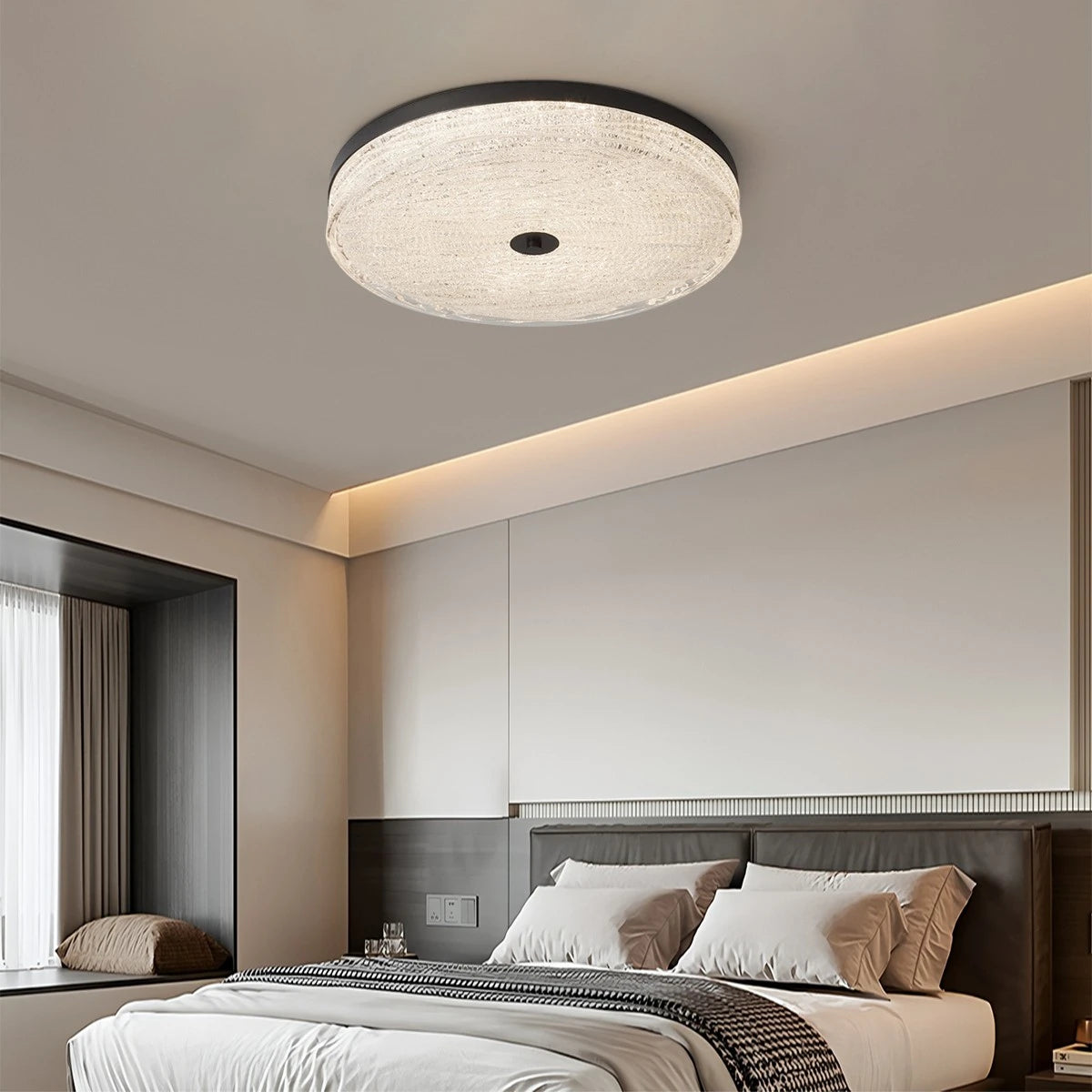 Antizer Modern Light Luxury Circular LED Ceiling Light