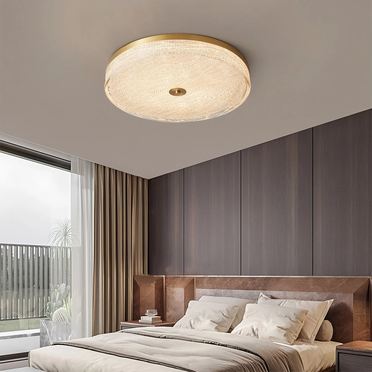 Antizer Modern Light Luxury Circular LED Ceiling Light
