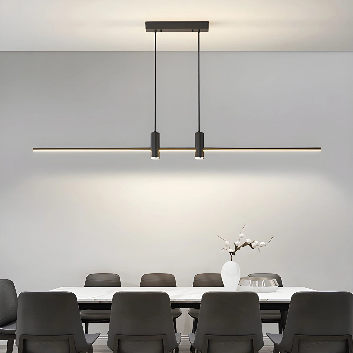 Antizer Modern Minimalist Linear LED Pendant Light