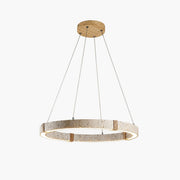 Antizer Modern Yellow Travertine Chandelier